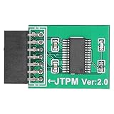 TPM Modul Board, TPM 2.0 Modul TPM Sicherheitsmodul LPC Interface 14-pin Strong Encryption TPM Modul Board zum Speichern von Verschlüsselungsschlüsseln für Win11 Computer Motherboards