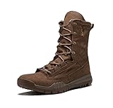 High Tops Wanderschuhe Winter Anti-Rutsch Warme Schneeschuhe Outdoor Klettern Trekkingschuhe Taktische Stiefel, braun, 40 2/3 EU