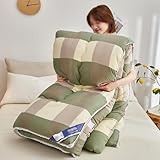 Quilt, Thick and Warm Duvet in Winter, Microfibre Filled, Fluffy Soft, Machine Washable (B,200 * 230cm/3kg)