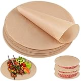 200 Stück Backpapier Rund: Ø 28cm Backpapier Zuschnitte, Hitzebeständig Rundes Backpapier, Dauerbackfolie Rund Für Heißluftfritteuse, Pizza, Ofen, Luftfritteuse, Bratpfanne, Grill, BBQ