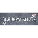 Akzente Schuhparkplatz Fußmatte 035 x 100 cm Fußabtreter Schmutzfangmatte schmal lang klein