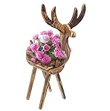 Produkt aus Holz. Schöne und individuelle Garten-Dekoration , HolzTier Pflanzkübel Geschenk , Holz deko Holz Pflanzkübel Blumenkasten Blumentopf Blumenkübel