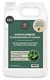 Kirschlorbeer Dünger flüssig 2.5 L - 100% Turbo Schnelldünger mit Guano - Füssigdünger Kirschlorbeer - Dünger portugiesischer Kirschlorbeer - Kirschlorbeerdünger für Lorbeerhecke