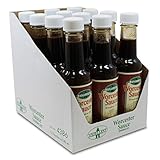 12er Pack Exzellent Worcester Sauce Dresdner Art (12 x 140 ml), Worcestersauce, Würzsoße, Gewürzsoße