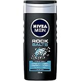 NIVEA MEN Duschgel Rock Salts 250 ml – 4 Stück