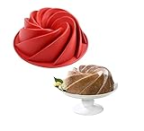 SWEET CANDY BAKERY Kuchen Gugelhupf Spiralkuchen Backform aus Silikon Napfkuchen Back Form Ofenform Backofenform