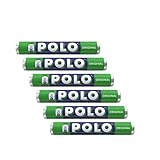 POLO Original Minze Röhren - 6x 34g Polo Tubes - Erfrischender, Zuckerfreier Atemerfrischer – Praktische Taschenpackungen – Klassischer Minzgeschmack