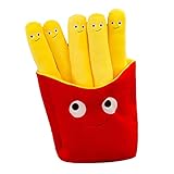 Clenp Plüschpuppe, Cartoon Simulation Pizza Pommes Frites Design Sofa Kissen Gefüllte Plüschpuppe EIN 30cm