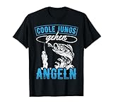 Coole Jungs gehen Angeln - Angler Fischer Kinder Jungen T-Shirt