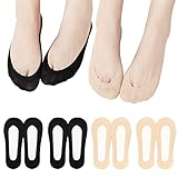 Füßlinge Damen, Ballerina Socken Damen Rutschfeste Invisible Socks Damen Sneaker Socken Unsichtbare Socken Unsichtbare Sneaker Socken eis Seide Socken für Hohe Absätze Bootsschuhe Sneaker (EU 39-42)