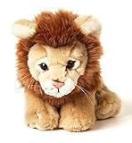 Uni-Toys - Löwe, sitzend - 19 cm (Höhe) - Plüsch-Wildtier - Plüschtier, Kuscheltier