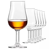 KIAPPO Whisky Verkostungsgläser 100 ml - 6 Stück Wiskeygläser Set - Gläser & Trinkgeschirr - Cocktailgläser - Schnapsgläser - Kristallgläser - Geschenke für Männer