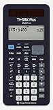 TEXAS INSTRUMENTS TI-30X Plus MathPrint Wissenschaftlicher Schulrechner (für SEK I und II, 4-zeilig, Solar- und Batteriebetrieb) Dunkelblau