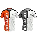 MTB Trikot,Herren Kurzarm Downhill Jersey Mountainbike MTB Top,Jersey Schnelltrocknend Atmungsaktiv Feuchtigkeitstransport Radtrikot (XS,TYP-17)