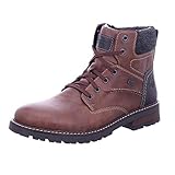 Rieker Herren 32031 Klassische Stiefel, Braun (Toffee/Schwarz/Granit 25), 44 EU