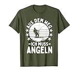 Angler Fischer Spruch lustig Männer Jungen angeln angel T-Shirt