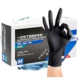 Generisch Nitrilhandschuhe, Latexhandschuhe - Nitrilhandschuhe,Lebensmittelechte Nitrilhandschuhe, Nitrilhandschuhe Latex Schwarz zum Kochen, Haushalt