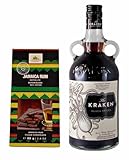 Kraken Black Spiced Rum + 1 Tafel gefüllte Schokolade mit Jamaica Rum