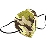 THK FFP2 Colour Mask Camouflage Mouth Guard, CE 0598, EN149, SGS Test, Non-Woven Fabric, SS Quality, 50 Pieces/Box Individually Packed