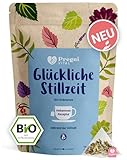 Glückliche Stillzeit® - BIO Stilltee im Pyramidenbeutel - Milchbildung und Ausgleich des Feuchtigkeitshaushalts - mit Bockshornklee, Lemongras, Fenchel, Anis, Kümmel - 15 Teebeutel