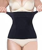 SURE YOU LIKE Damen Taille Trainer Cincher Korsett Tailenmieder Body Shape Bauchweg Gürtel, Schwarz, XL/XXL, 38-40