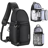 K&F Konzept Kamera Sling Tasche Crossbody Tasche Kamera Schulter DSLR Fall Fotografie Taschen