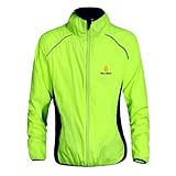 Herren-Fahrradjacke, langärmelig, Mountainbike, Motorrad, Fahrrad, Windbreaker, Angeln, Mäntel, Grün , X-Groß