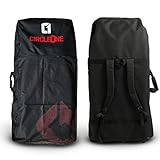 Circle One Bodyboard-Reisetasche (Rucksack-Stil) – für bis zu 3 Boards, Rot