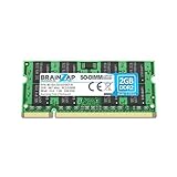 BRAINZAP 2GB DDR2 RAM SO-DIMM PC2-5300S 2Rx8 667 MHz 1.8V CL5 Notebook Laptop Arbeitsspeicher