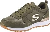 Skechers Damen retros-og 85-gold riem Sneaker, Olive Suede Nylon Mesh Rose Gold Trim Old, 39 EU