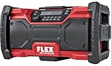 Flex Digitales Akku-Baustellenradio 12/18 V RD 12/18/230 (DAB+, mit 2x10 Watt Bass-Boost Lautsprechern, mit Akku-Kapazitätsanzeige) 532276