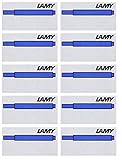 Lamy 1220536 T10 Tintenpatronen-Set, (10 Päckchen, blau)