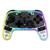 Snakebyte GAMEPAD RGB S - Wireless Controller für Nintendo Switch, präzise Hall-Effect-Sensoren, Audioanschluss, RGB-Beleuchtung, Schnellladung