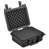 pro.tec] Schutzkoffer 27 x 24,6 x 12,4 cm Waffenkoffer Universalkoffer Transportkoffer Fotokoffer Kamerakoffer IP55