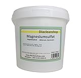 Magnesiumsulfat 2,5kg - Bittersalz - Epsom Salz - Epsomit - in Pharmaqualität (reiner als Lebensmittelqualität) – Magnesiumbäder