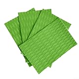 Custom Fit Surfboard Traction Pads EVA Non S Lip 4 Pieces Set (Green)