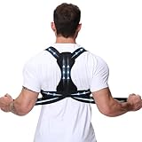 NovoBrace Rücken Geradehalter Haltungskorrektur Rücken Herren,Gerader Rücken Geradehalter,Haltungskorrektur Rücken Damen，RückenstüTze - RüCkenstabilisator,Posture Corrector Men，Eisenhaltig