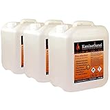 Kaminethanol Icking 30 Liter Bioethanol 96,6 % (3 x 10 L) Premium Qualität - direkt vom Hersteller für Ethanol Kamine, Alkohol-Brenner, Terrasenfeuer, Raumfeuer und Gartenfackeln