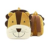 YZNlife Kleinkind Rucksack Kindergartenrucksack, Plüsch Tier Rucksack Mini Cartoon Backpack, Mini Animal Rucksack Vorschule Rucksack Kinderrucksack, Kleinkind Schultasche für Baby Mädchen 2-5 Jahre