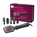 Philips AirStyler Serie 5000 – Haarstyler mit 5 Styling-Aufsätzen (Modell BHA530/00) Deep Blue