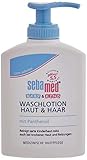 Sebamed Baby und Kind Waschlotion Haut und Haar Shampoo 3er Vorteilspack, reinigt zarte Kinderhaut mild, auch bei trockener Haut und Reizungen, Shampoo und Duschgel, 200 ml (3er Pack)