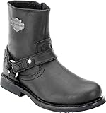 Harley-Davidson FOOTWEAR Herren Scout, Schwarz, 43 EU