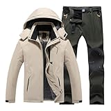 Generisch Trainingsanzug Herren Sportanzug Jogginganzug Männer Langarm Anzug Fitness Sporthose Freizeitanzug mens tracksuit bottoms warme fleece jogginghose Track Suit MäNner Jogginganzug Baumwolle