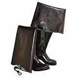 WATSTIEFEL echte GUMMI Naturkautschuk RUBBER Watthose Anglerhose Teichhose (44 - 28 cm)