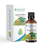 Coffee Grüner Kaffee Tropfen 50 ml - Tinktur aus den Samen des Coffea arabica L., verfeinert mit Biotin VEGAN