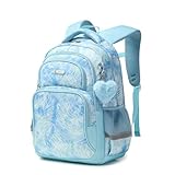 Cusangel Schulrucksack für jungen,kinderrucksäcke mit Brustgurt kinder,Grosse Kapazität Grundschulrucksack,Rucksack,ab der 1-7.Klasse mädchen