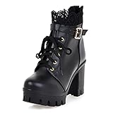 Wintermode Damen Stiefel Spitze Herbst Frauen Höhe zunehmende Stiefel Damenstiefel Damenstiefel Für Damen Absatz