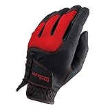 Wilson Junior Golfhandschuh, Synthetisches Leder, Größe S, Links, LH, Schwarz, Junior, WGJA00790S