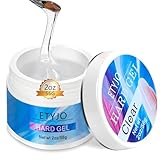 Nail Builder Gel 56g Large Capacity Clear LED/UV Builder Gel Für Nägel,Solid Nail Glue Gel for 3D Gel Nail Art Nagel Gel Salon Home DIY