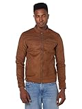 JACK & JONES Herren JJEROCKY JACKET NOOS Kunstlederjacke, Cognac 2, XXL